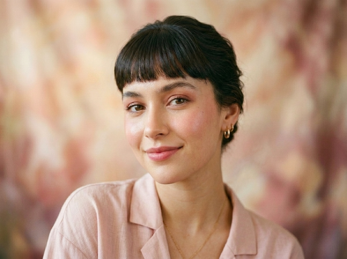 With bangs